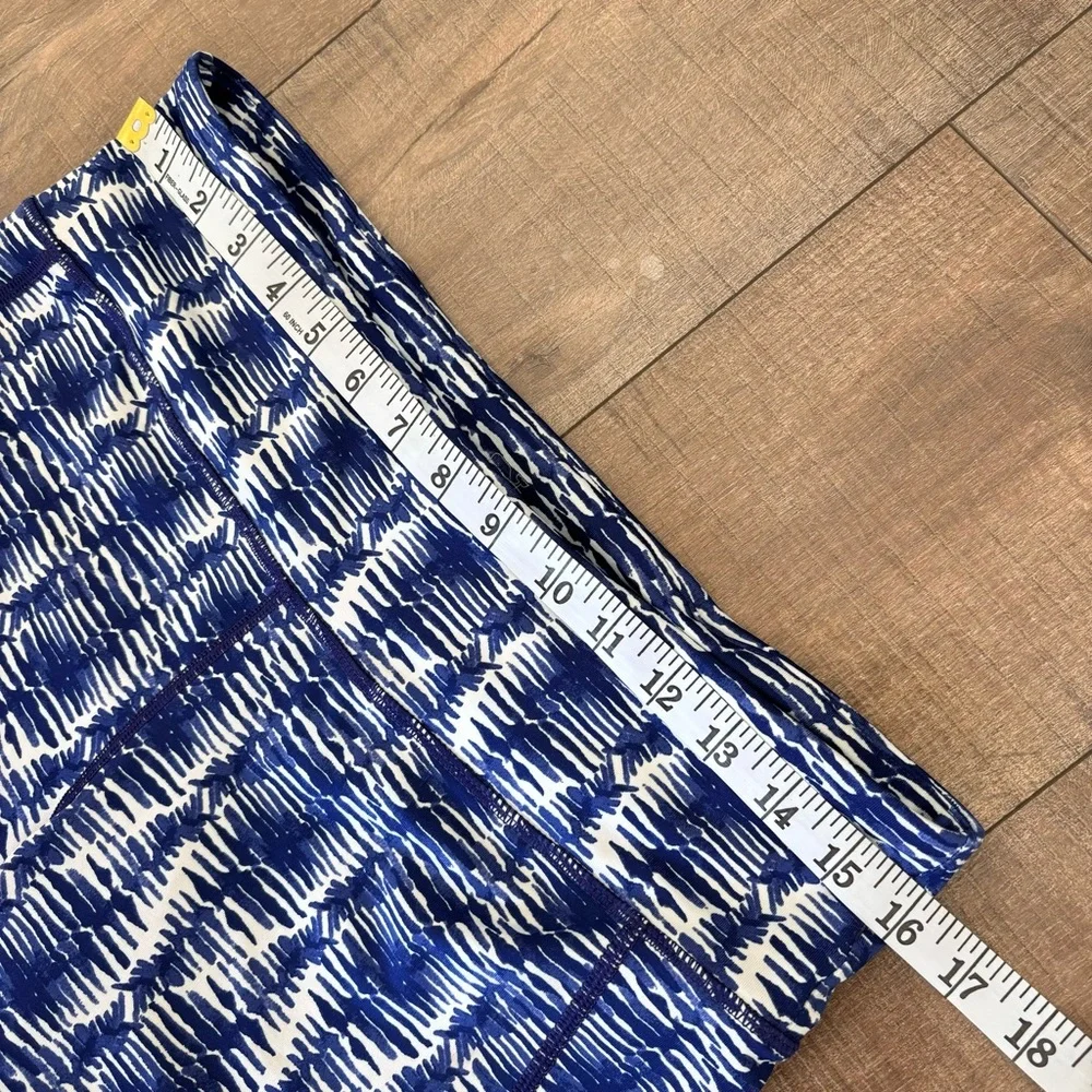 Vineyard Vines Performance Leggings Blue and White Size Large